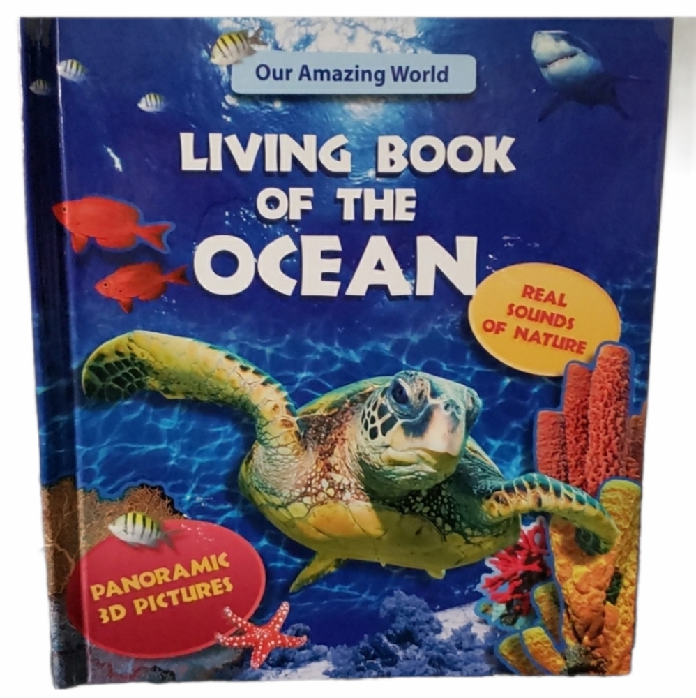 Living book of the ocean, real sounds of nature